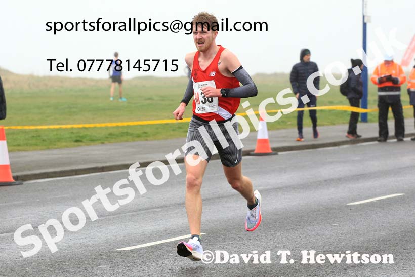 Senior mens 12 Stage 2023 Northern Mens 12 stage and Womens 6 Stage Relays and Young Athletes, Redcar. Photo: David T. Hewitson/Sports for All Pics